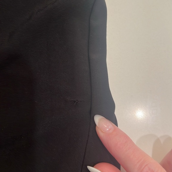 NWT Mac Duggal [ 10 ] 67870 Beaded Illusion High Neck Trumpet Gown Black - Picture 15 of 15